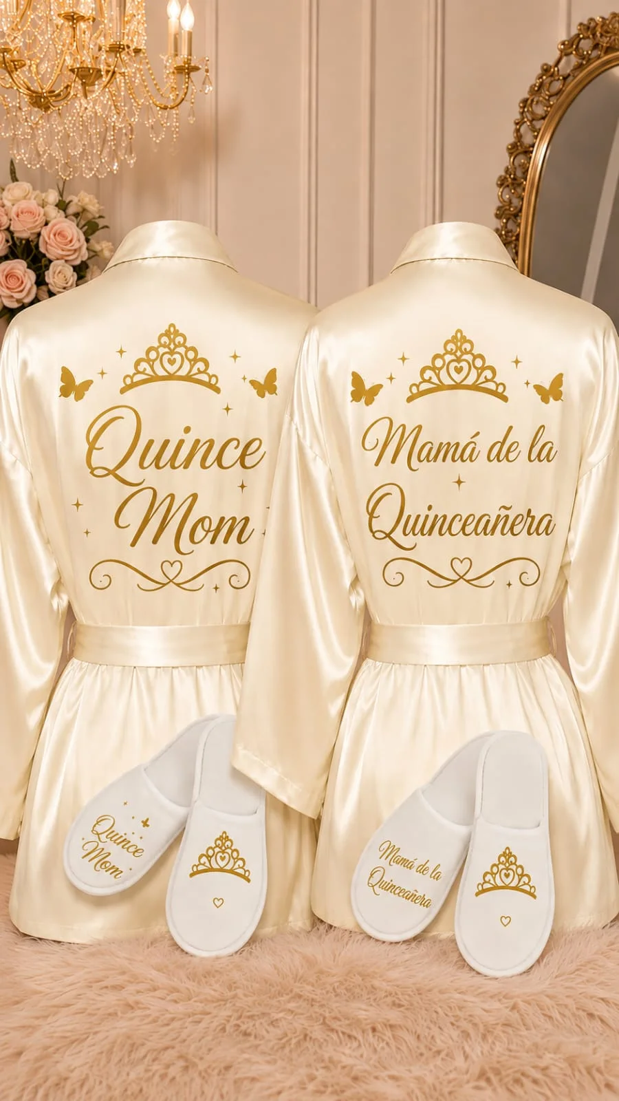 Dress Robe for Quinceañeras Mom -