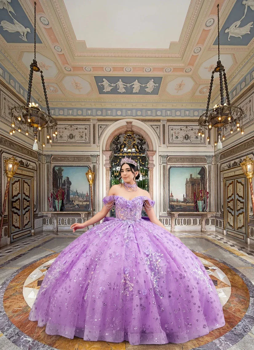 Cindy Quinceañera Dress - fotografía de producto