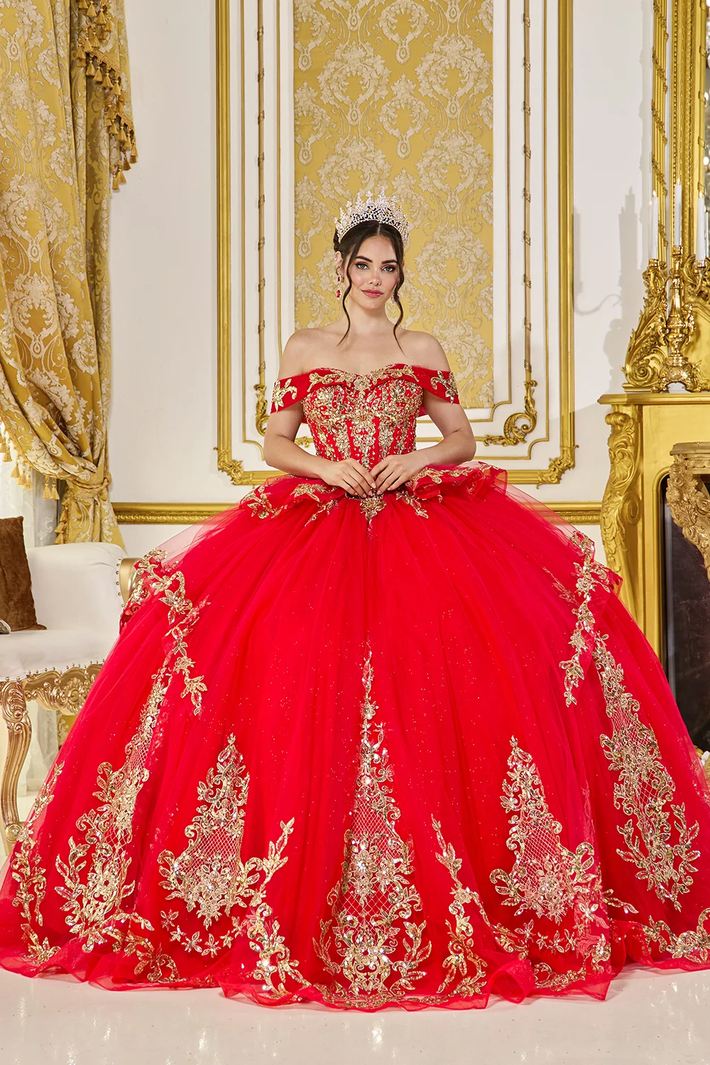 Dress Lace Appliqués Quinceañera Dress